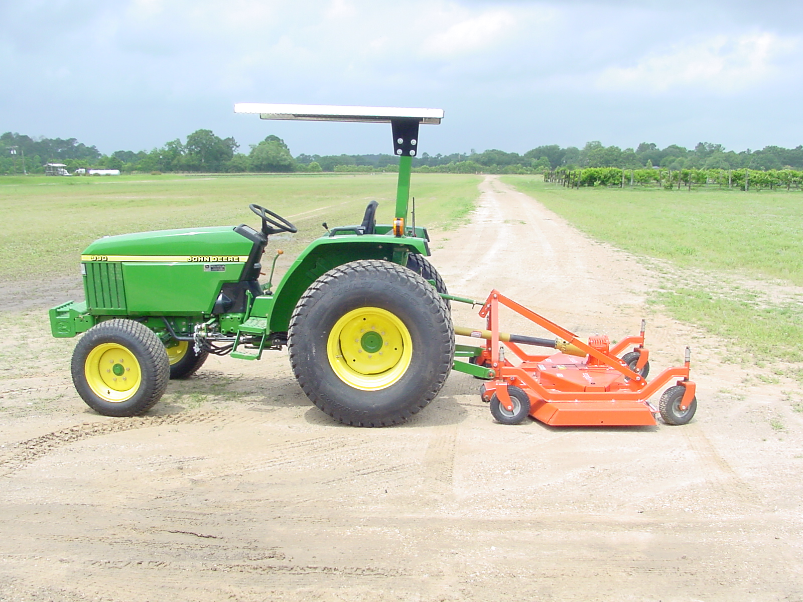 Adjusting Finishing Mowers